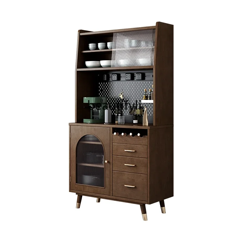 

CXH Simple Multifunctional Kitchen Locker Living Room Wall Wine Cabinet Tea Cabinet Cupboard