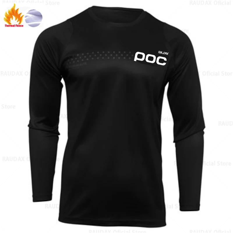 thumbnail image 1 of Camisetas de forro polar de invierno, camisetas de ciclismo de motocross, ropa de bicicleta de montaña, ropa de ciclismo, ropa de bicicleta de carreras, ciclismo RAUDAX POC, 1 of 5