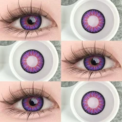 Vibrant Anime - Inspired Eye - Enhancing Colored Contact Lenses (Vika Purple)