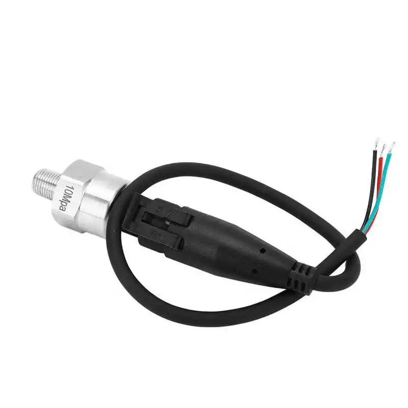 Pressure Transducer 0‑10Mpa Sender Stainless Steel Sensor 1/8in 27NPT Thread 0.5‑4.5V For Oil Fuel Water hot