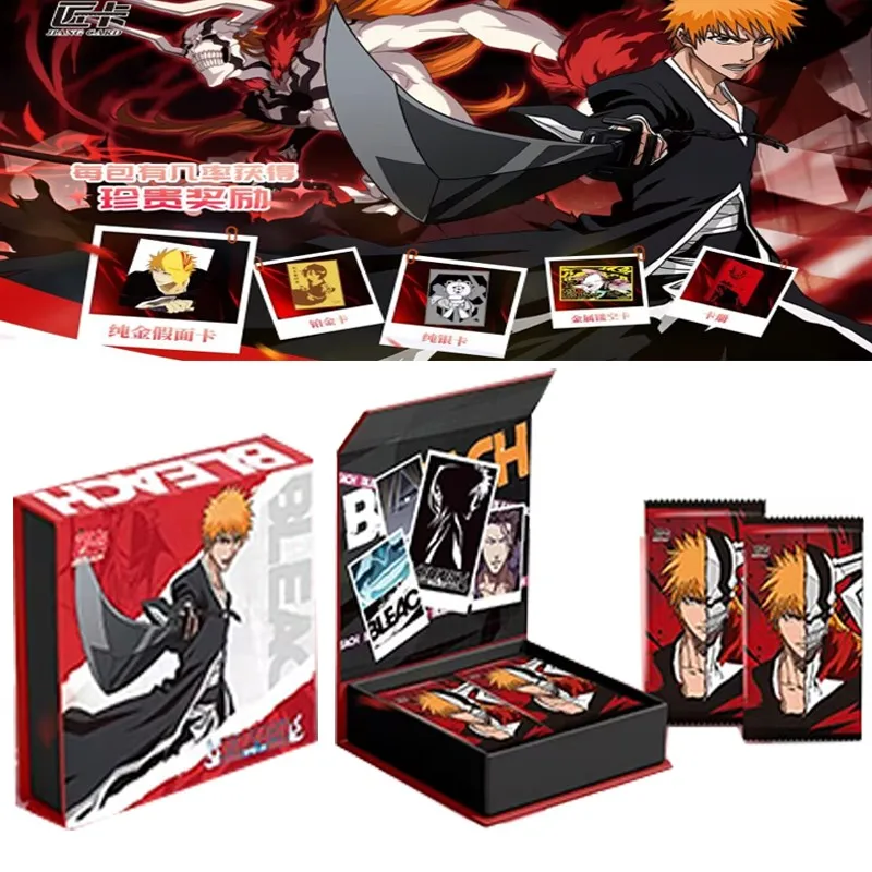 

2022 New Bleach Card Collection Cards Toys SSR VR cCard Child Japanese Anime TCG Cartas Games Card Box Children Birthday Gift