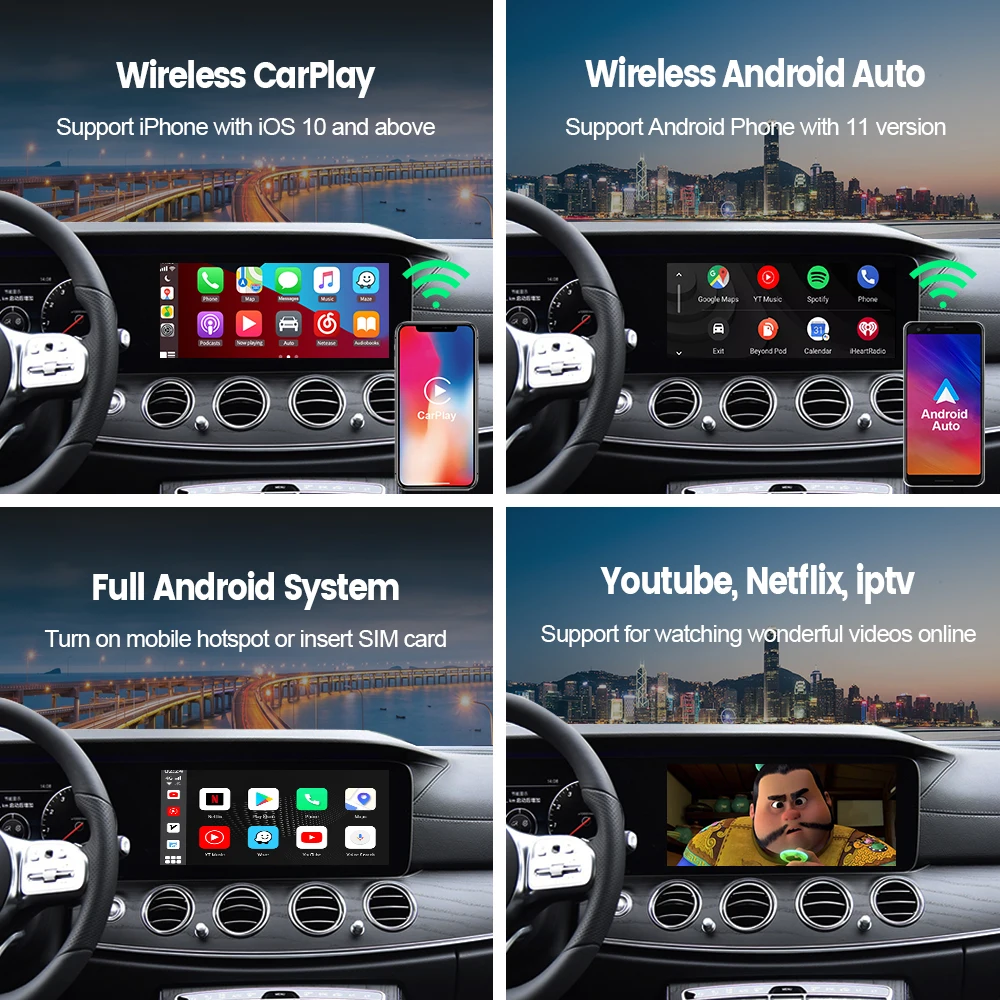 Carlinkit ĮŶ ȵ̵ ȵ̵ 13 Box ī÷ ̹ڽ  Qualcomn 6125 Qcm6125 ȵ̵ ڽ V4 Tbox Plus Ƽڽ ÷