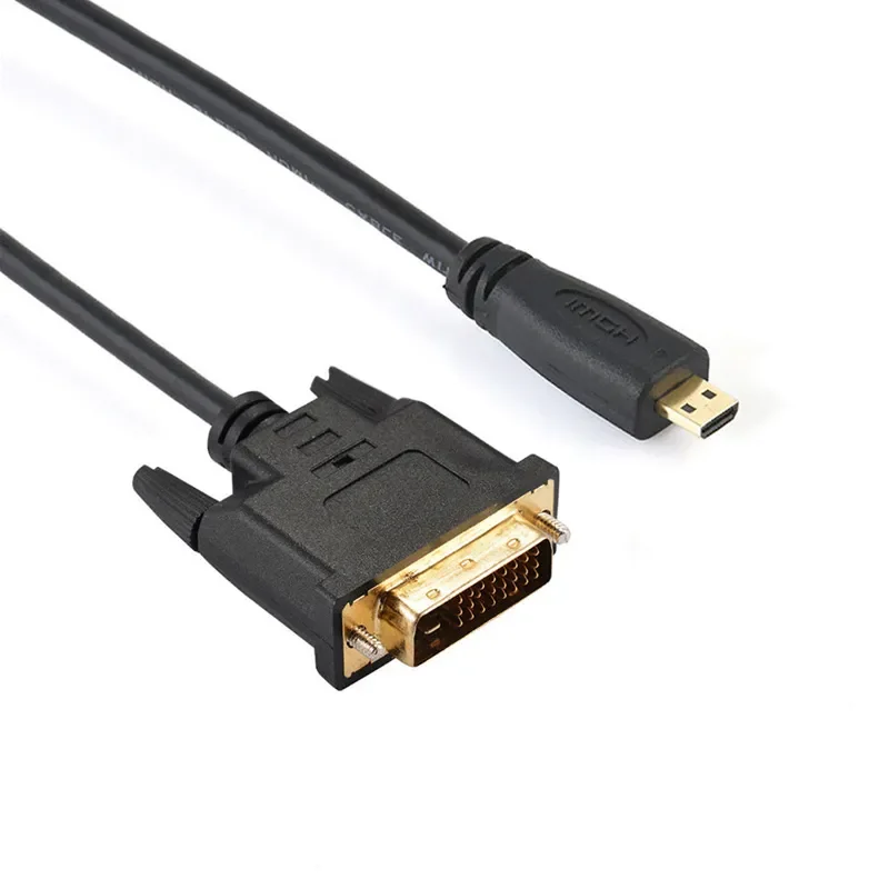 마이크로 HDTV HDMI 마이크로HDMI HD-DVI DVI-D 24+1핀 어댑터 케이블 3D 1080p 1M/1.8M LCD DVD HDTV XBOX PS3 모니터 TV용