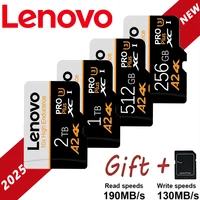 Lenovo 2TB Memory Card 1TB High Speed Full HD Video 512GB MINI SD Card 256GB 128GB 64GB Newest Micro Card for Phone/Tablet/PC