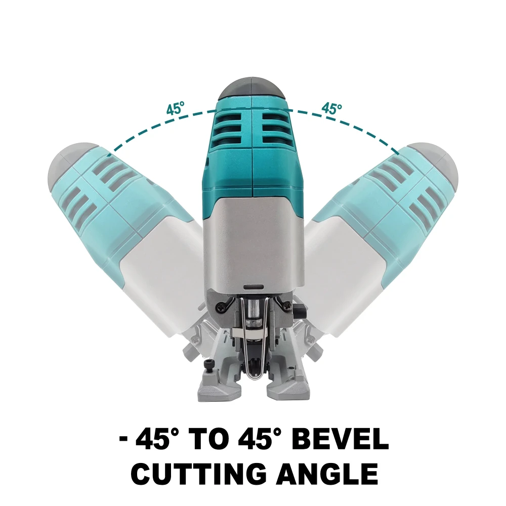 18V Heavy-Duty Brushless Cordless Jig Saw Electric Jigsaw 6-Speed 4-Position Orbital Setting fit Makita 18v Battery(No Battery) 5