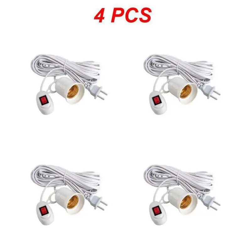 3/5/8/10 متر كابلات سلك الطاقة E27 قاعدة مصابيح حا...