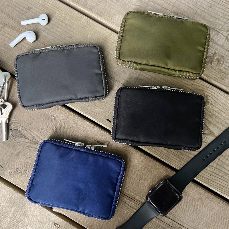Key Organizer Cute Leather Credit Card Bag Women Key House Keychain Bag Organizer Car Key Case Pouch Multifunctional Small Wallet
