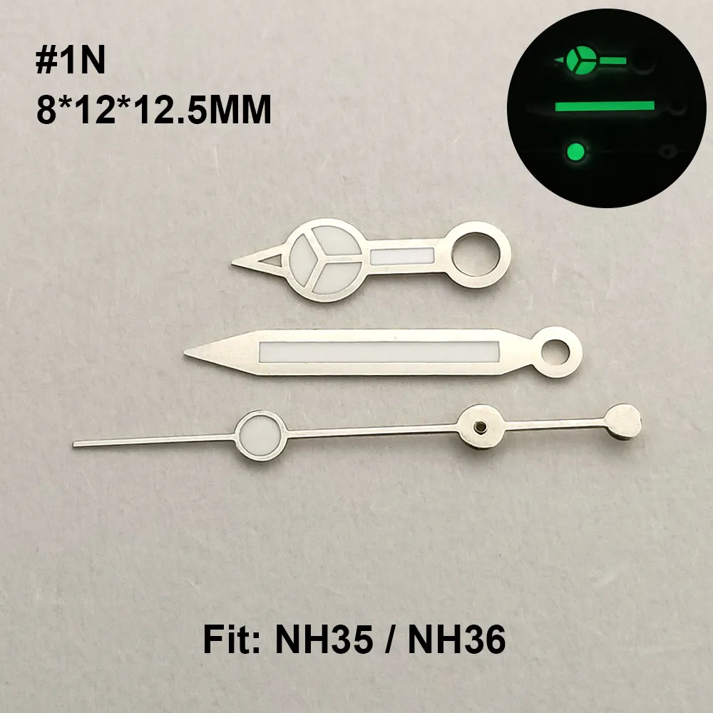 Luminous 12.5mm Watch Hands - Premium Watch Accessories
