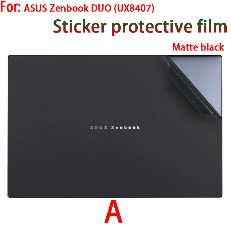 새로운 ASUS Zenbook DUO UX8407 스티커 보호 필름 노트북 쉘 필름 바디 필름 키보드 필름 스크린 보호 필름
