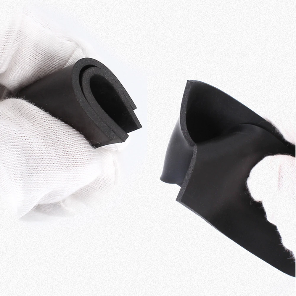 Black Solid Rubber Flat Strip Sealing Gaskets Damper Pads Thick 1/2/3/5mm Width 10/15/20/25/30/35/40/50/60/80/100mm 1/3/5Meter