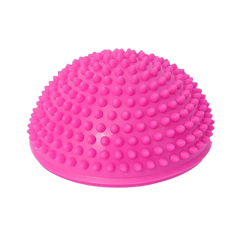 Fitness Ball Massage Ball Agility Training Ball Inflatable Half Sphere Yoga Balls PVC Massage Fitball Exercises Trainer Balancing For Gym Pilates Sport