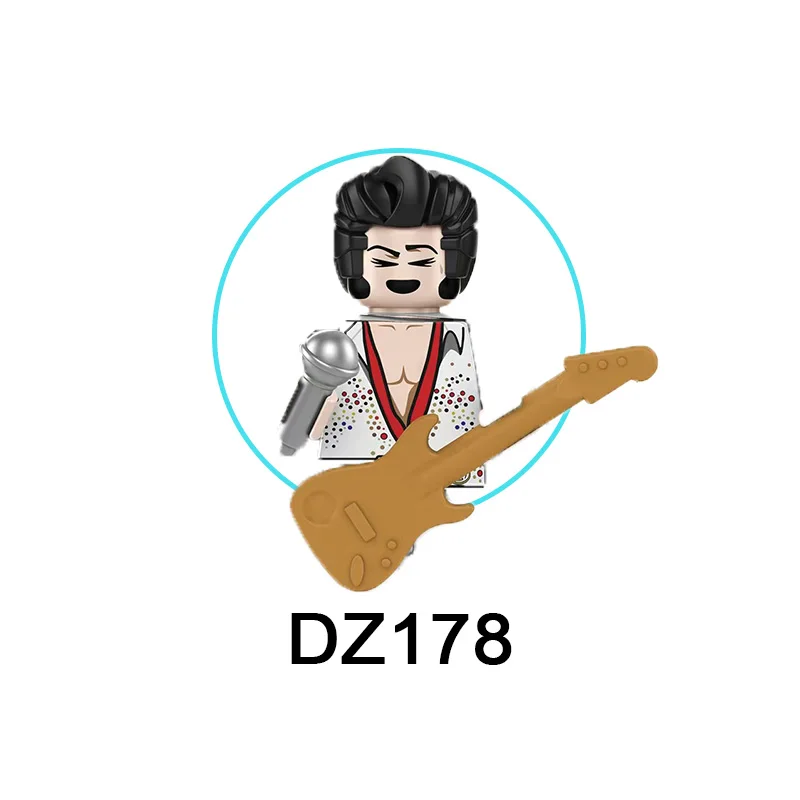 DZ178 Famous Singer Mini Assembled Building Block Figures Kids Educational Toy Gifts