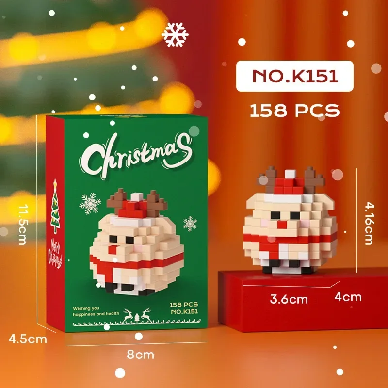 thumbnail image 1 of Calendario de Adviento Oferta especial Calendario de Adviento de Navidad Caja sorpresa para sorpresas Bloques de construcción navideños Juguetes para niños Juego de juguetes de Papá Noel Regalos para, 1 of 5