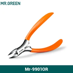 Premium Stainless Steel Anti - Splash Toenail Clippers for Ingrown Nails - Professional Pedicure Tool (Mr - 9901OR)