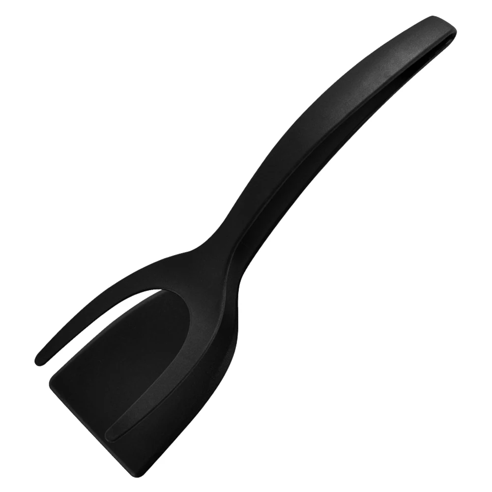 2 In 1 Flip Spatula Tongs Non Stick Steak Clips Spatula Multifunctional Pancake Clamp for Home Kitchen Cooking