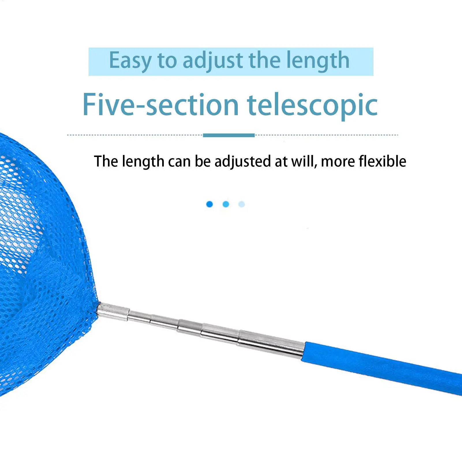 1pc Outdoor Pool Nets Cleaning Pool Skimmer Net Telescoping Pool Skimmer Fishing Nets Pool Cleaner Net Small Pool Net Skimmer