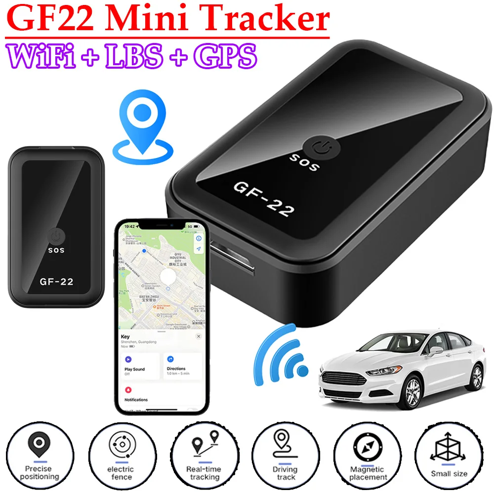 GF22 Car Tracker Magnetic Mini Car GPS Locator Anti-Lost Recording Tracking Device With Voice Control Wifi LBS GPS Position gps tracker,gps locator,gps car tracker