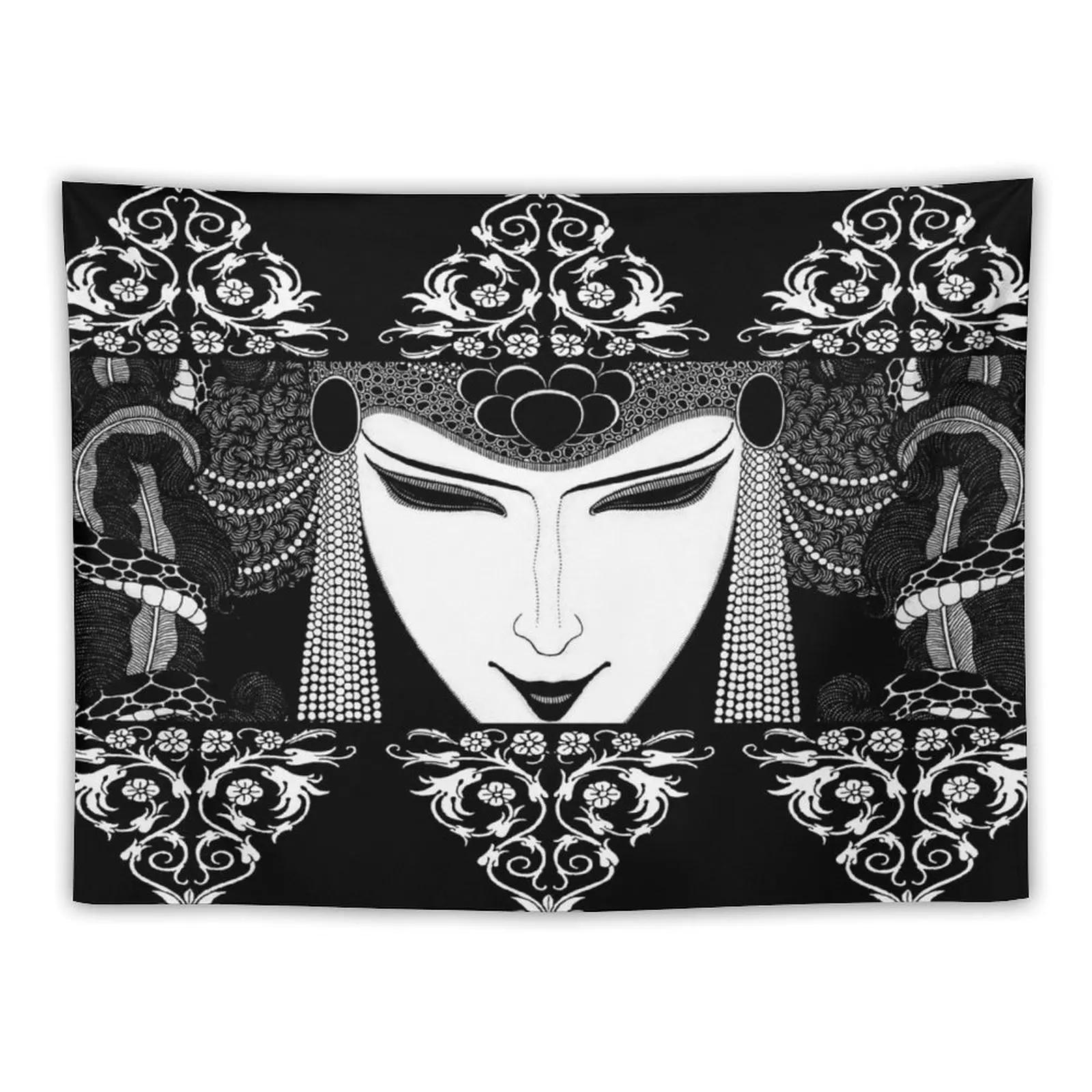

Aubrey Beardsley - Dark Magic Tapestry Carpet Wall Mushroom Tapestry