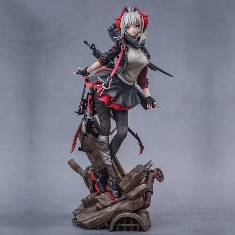 

28cm Game Arknights W Armed Beauty Girl Boxed Handmade Game Surroundings Desktop Decoration Childrens Birthday Surprise Toy Gift