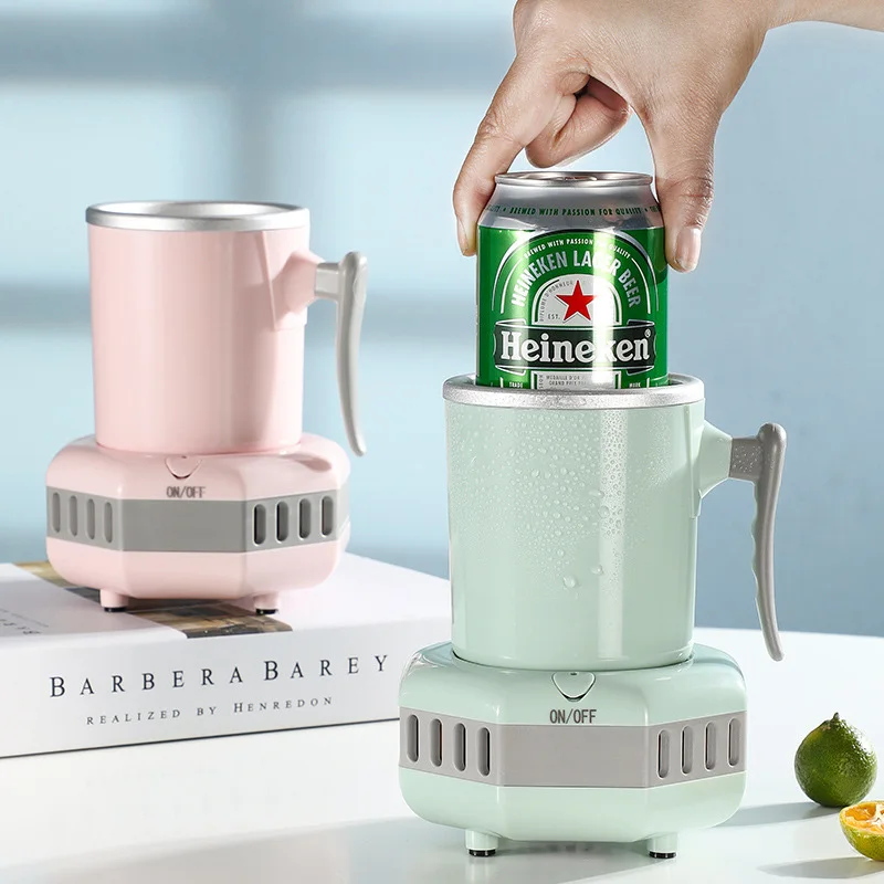 

Quick Cooling Refrigeration Cup For Car Home Office Portable Cooling Drinks Cola Beer Coffee Juice Water Mini Cooler 110v/220v
