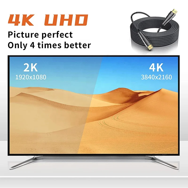 1080P 4K HDMI 남성-남성 케이블 2.0 HDMI 광케이블 1M 2M 3M 5M 10M 15M 20M 30M 50M 100M HD 비디오 광섬유 HDMI 케이블