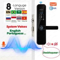 RAYKUBE F008 Tuya Wifi peephole HD กล้องลายนิ้วมือดิจิตอลสมาร์ทประตูล็อค Doorbell ในตัว Gateway APP ปลดล็อคระยะไกล 4