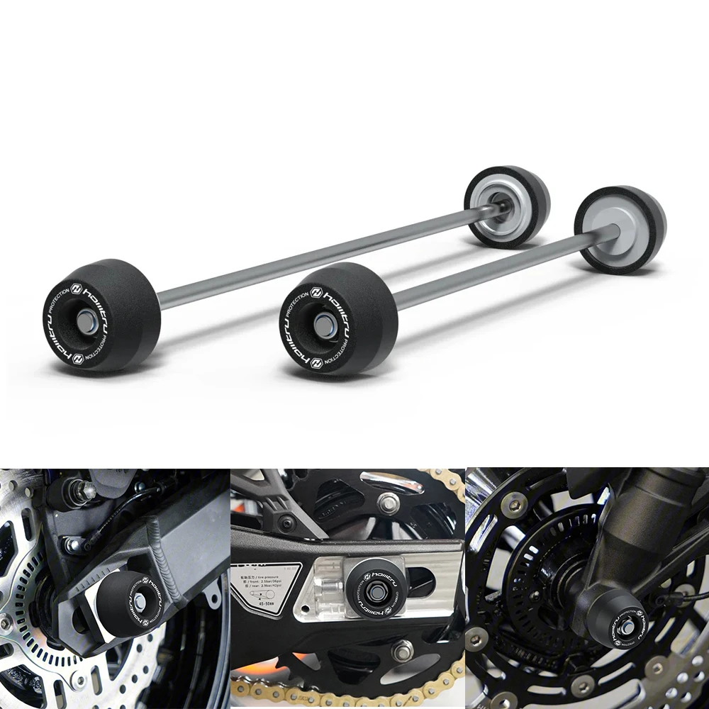 

Front Rear Wheel Hub Wheel Axle Fork Crash Sliders Protection For Triumph Street Triple 765 R S RS 675 R RX Street Triple 660S