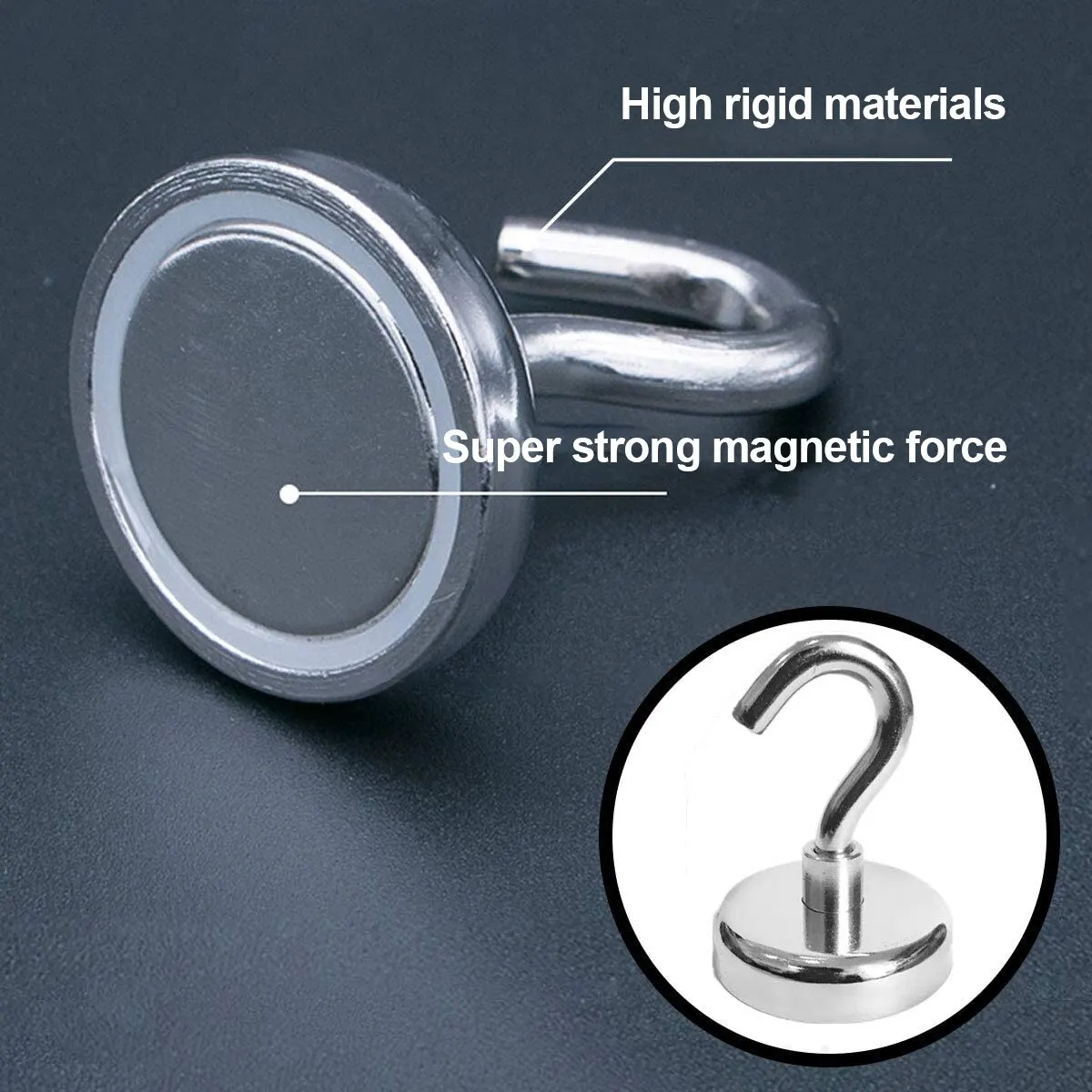 magnetic hooks 10Pcs Strong Punchfree Practical Load Bearing Hook Thick Wall Storage For Home Kitchen