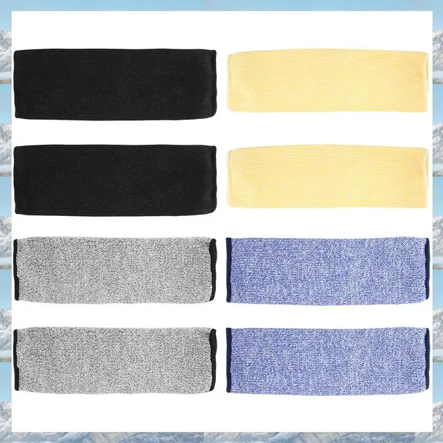 2025 New-4 Pair Cut And Burn Resistant Sleeves Arm Protection Sleeves Forearm Protectors For Thin Skin And Bruising 30Cm 5