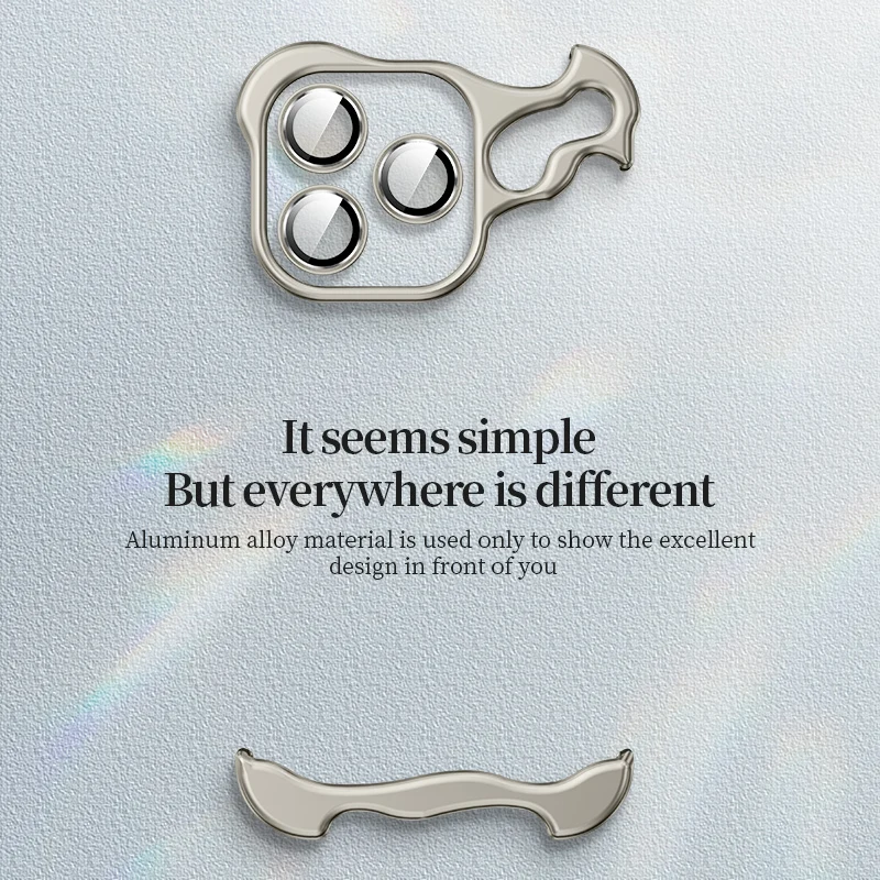 الفاخرة الغريبة سبائك التيتانيوم الوفير جراب هاتف...