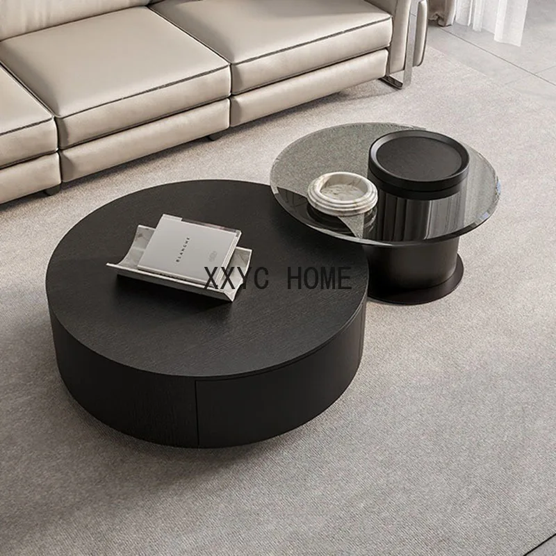 

Minimalist Nordic Coffee Tables Modern Japanese Premium Round Coffee Tables Living Room Luxury Muebles Para El Hogar Furniture