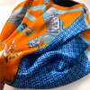 70x70CM Orange Scarf Pony Color Block Silk Square Scarf Shawl All-match High-end Ladies Headscarf New Decorative Foulard Scarves 6