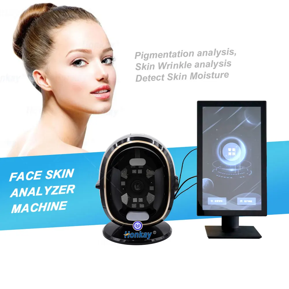 

New Technology 3D Skin Scanner Facial Analyzer AI Intelligent 38 Million Digital Camera Magic Mirror Face Analysis Machine