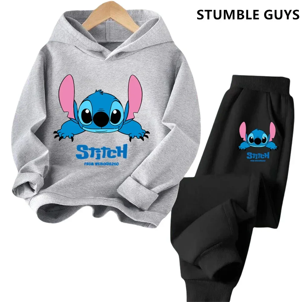 Disney Stitch Children's Street Fashion Sweater Boys Girls Tops Children's Sports Trucksuit Pullover Outdoor Sports Sonic Hoodie - Image 6