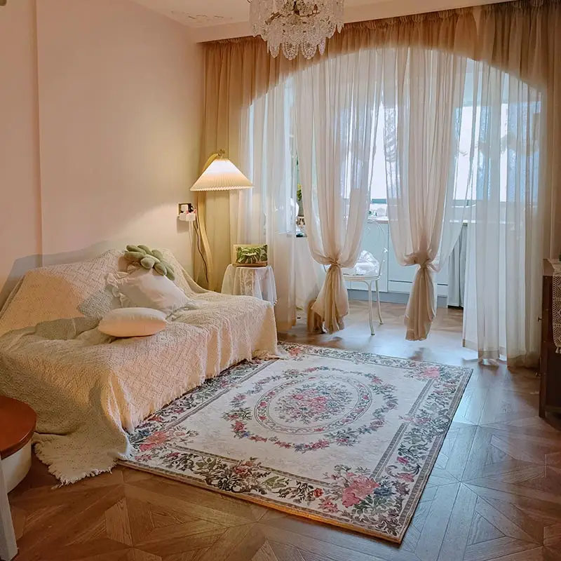 

Carpet for Living Room Vintage Bedroom Large Area Plush Mat Home Decoration Cloakroom Minimalist Caffee Tablea Soft Rug ковер