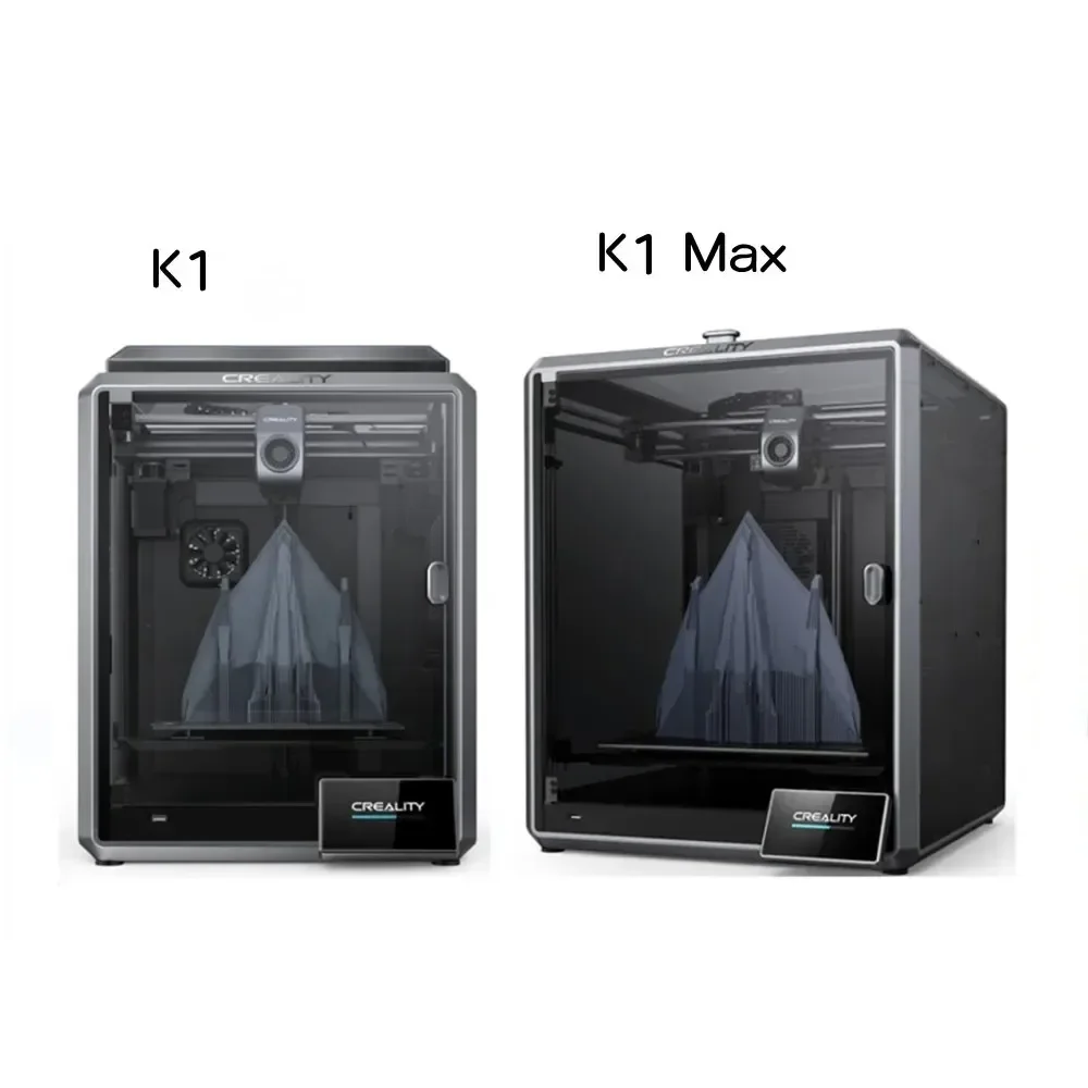 Creality K1 K1 Max 3D Printers 600mm/s High Speed with 4.3'' Color  Touchscreen Dual-gear Direct Extruder Printing 220*220*250mm - AliExpress