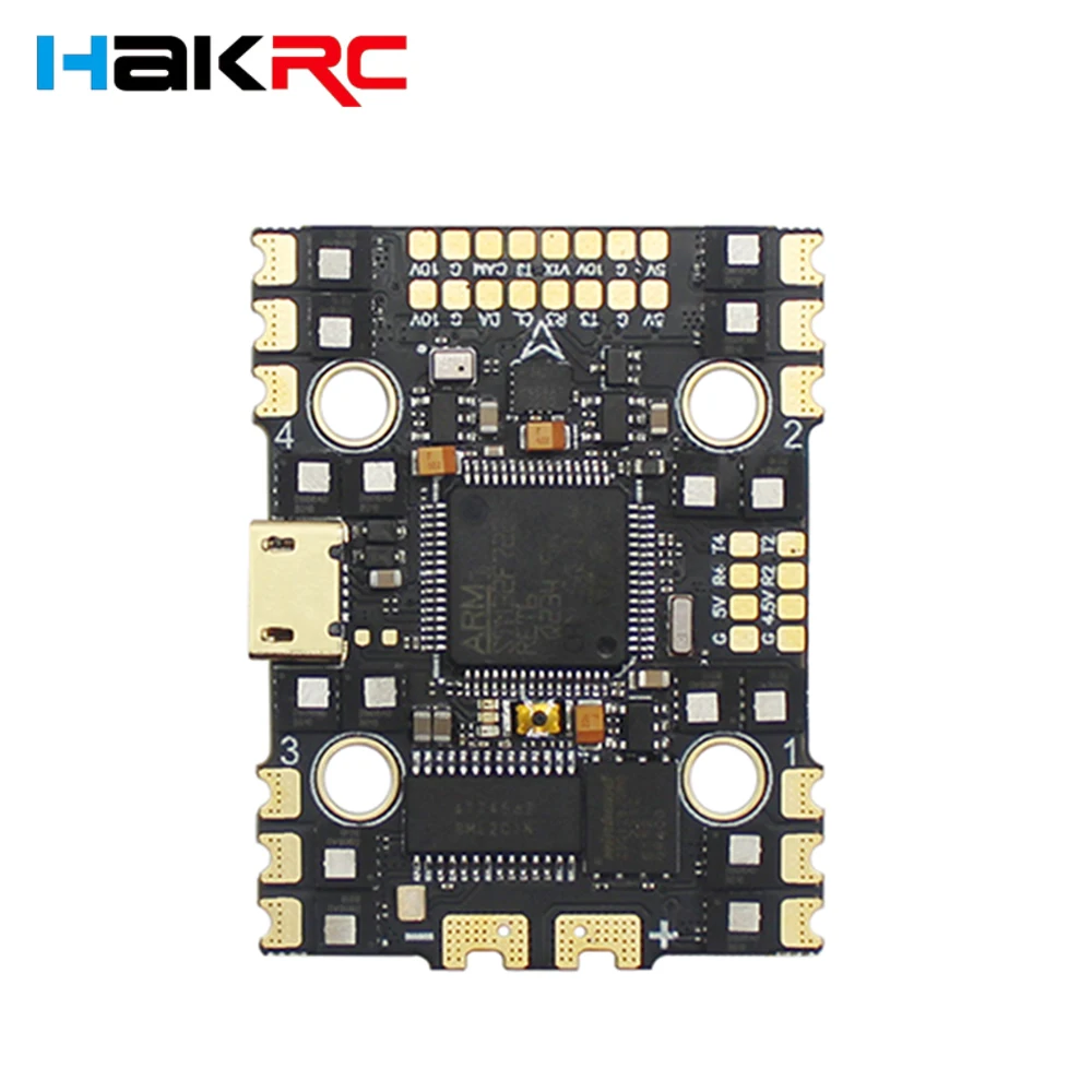 

Контроллер полета HAKRC F7220D AIO Double BEC F7 32 бит 40 А/50 а 4 в 1 ESC 2-6S для радиоуправляемого FPV Фристайл зубочистка Cinewhoop Дрон