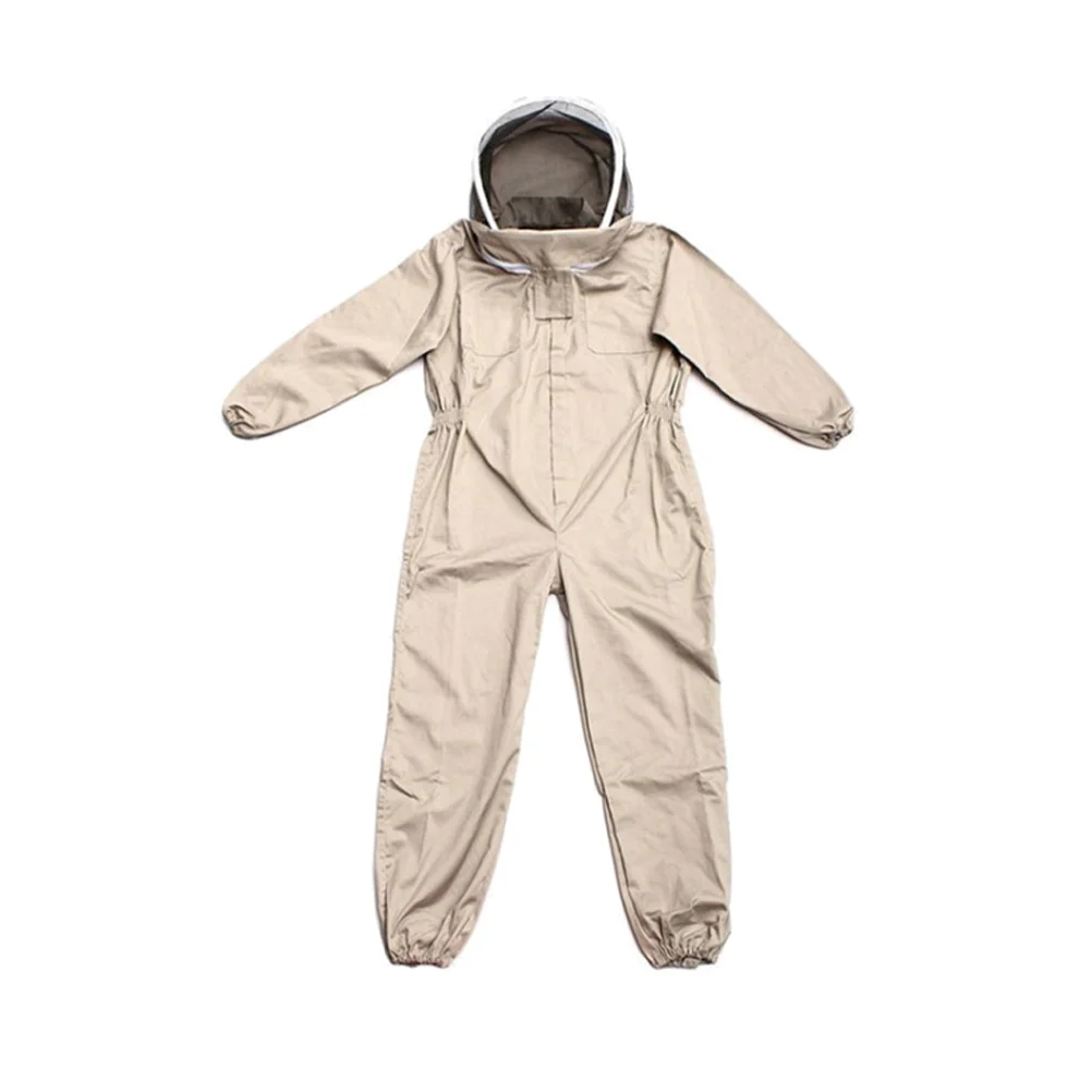

Protective Anti Bee Practical Breathable Coat Veil Hood with Gloves Beekeeping Supplies Body Protective Suit