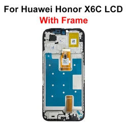 Premium For Honor X6 Series LCD Display Touch Screen Digitizer Assembly Replacement Parts (X6C With Frame)