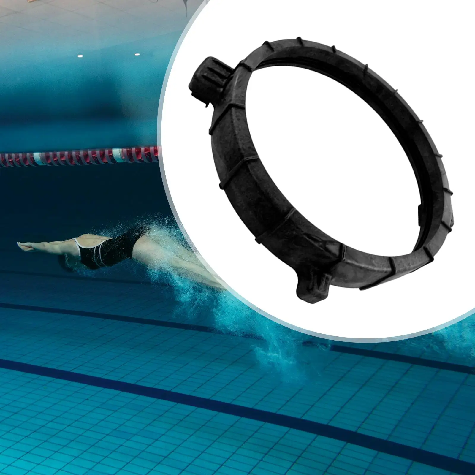 Lock Ring Assembly Water Treatment 59052900 Swimming Pool Accessories Easy to Install Pool Filter Component Replacement Part