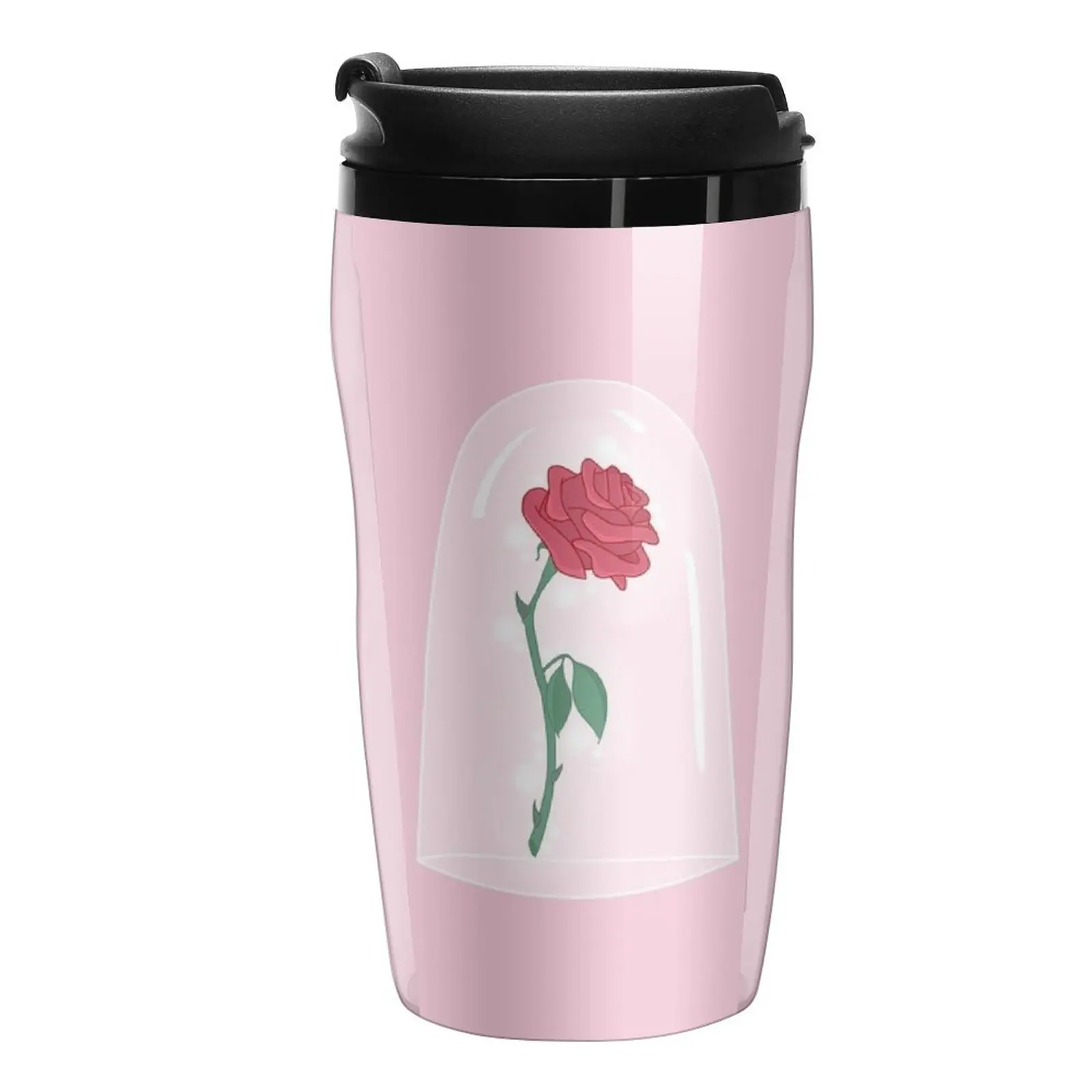 

New Enchanted Rose - Pink Travel Coffee Mug Elegant Coffee Coffee Cup Sets