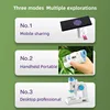 80-200X Handheld MINI Microscope with Base LED Biological Microscope Children Explore Science Tool Kid Present Microscope 2