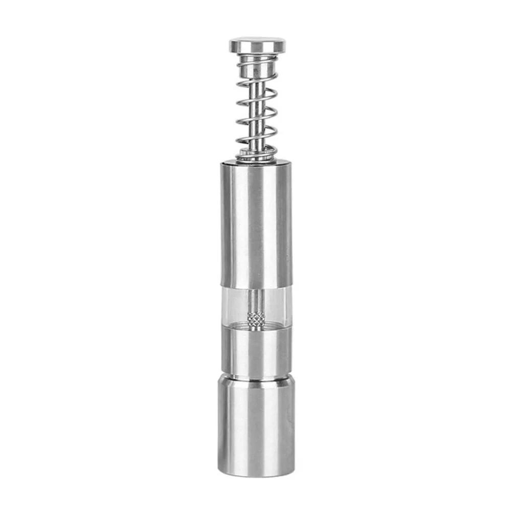 

Salt And Pepper Grinders Spice Grinder Manual Salt And Pepper Grinder Set Stainless Steel Spice Grinder Barbecue Kitchen