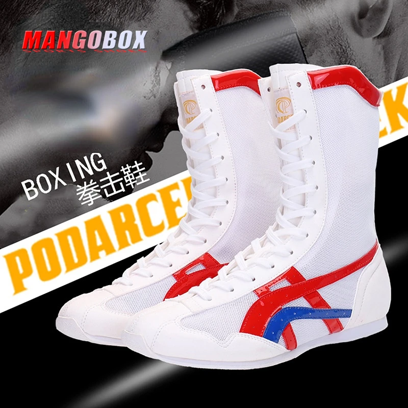 2022 New Wrestling Shoes for Men Wearable Couples Sanda Fighting Boots Light Weight Boxing Shoes