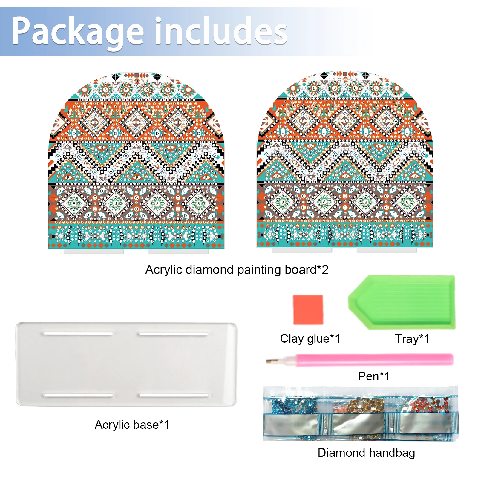 Diamond Art Painting set paper towel rack DIY Simple pattern 5D shaped crystal Diamond partial art painting production