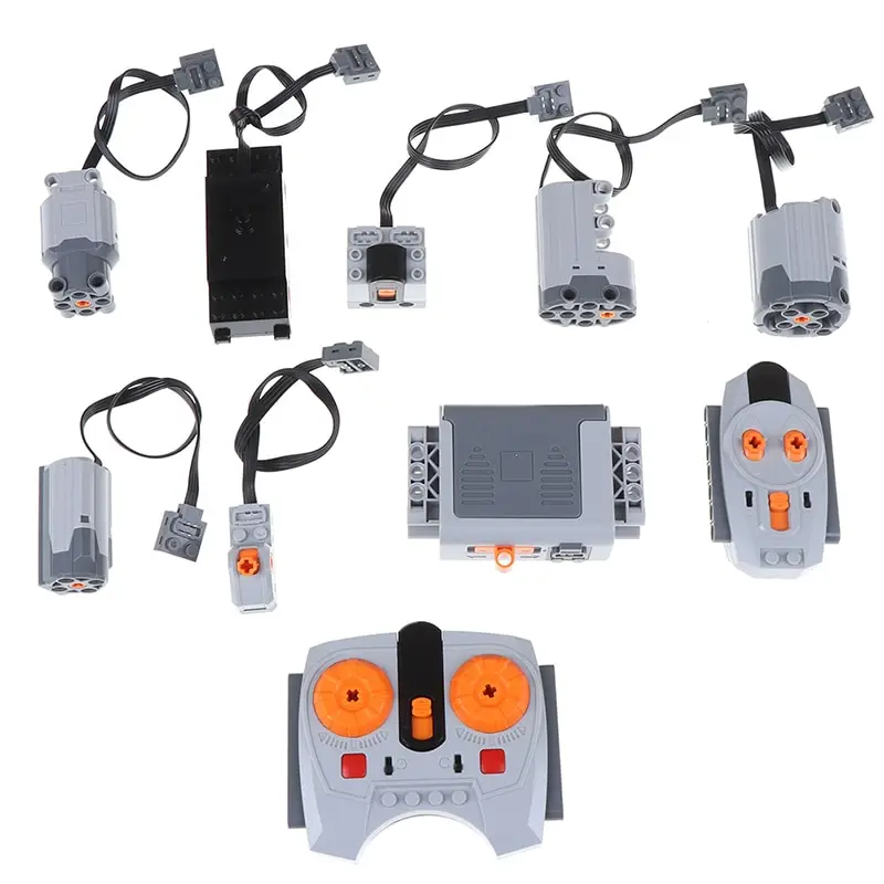 Technic Parts Compatible For Legoeds Multi Power Functions Tool Servo Blocks Train Electric Motor PF Model Sets Building Kits