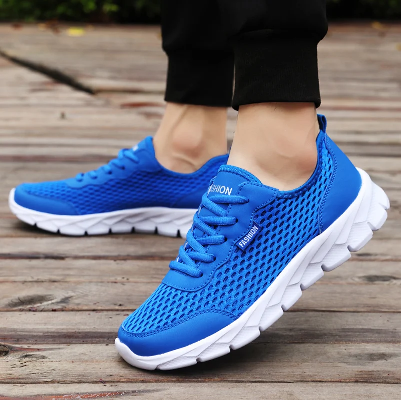 

MAEDEF High Quality Mens Sneakers Mesh Breathable Man Casual Shoes Outdoor Non-Slip Walking Lightweight Fashion Male Tennis Shoe