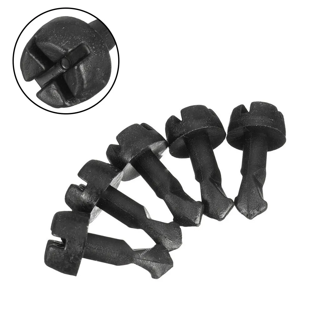

Locking Screws Turn Clips Black Car Accessories For Engine Top Cover N90642001 Sealing Screw 5pcs High Quality For A4 A6 A8