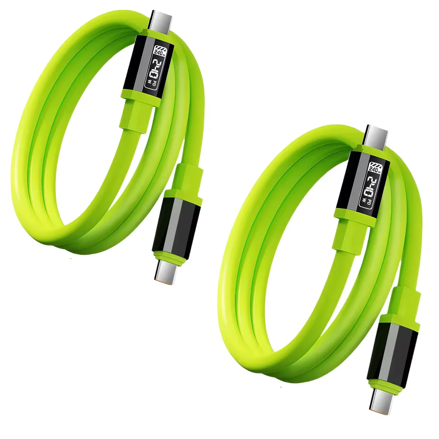 ตัวเลือกสินค้า สายชาร์จ USB-C 240W ชาร์จเร็ว สำหรับ iPhone และ Huawei