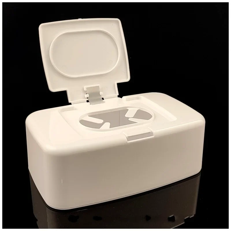 Portable Wet Wipes Storage Box Tissue Box Wipes Dispenser Portable Wipes Napkin Storage Box Holder Container for Car Home Office 2